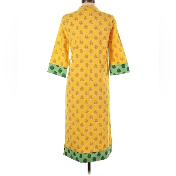 PRINTFRESH X PENCIL & PAPER CO 3/4 Sleeve Summer Kaftan Dress Size XXS NWT - Picture 5 of 7